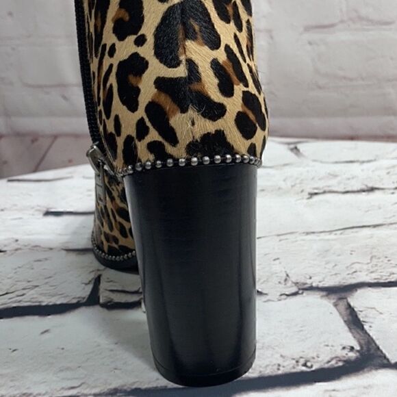 8.5 COACH Drea Pony Hair Bootie New in Box $295 - Picture 9 of 11